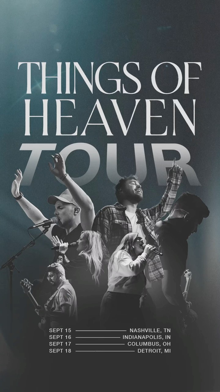 ONE MONTH until @redrocksworship Things of Heaven Tour picks back up in Nashville, Indianapolis & Detroit 🙌 Grab your tickets at eventbrite.com. #worship #worshipmusic